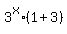 3%5Ex%2A%281%2B3%29