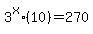 3%5Ex%2A%2810%29+=+270