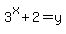 3%5Ex%2B2+=+y
