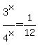 3%5Ex%2F4%5Ex=1%2F12