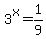 3%5Ex=1%2F9