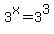 3%5Ex=3%5E3