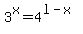 3%5Ex=4%5E%28l-x%29
