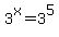 3%5Ex+=+3%5E5