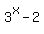 3%5Ex-2