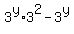3%5Ey%2A3%5E2-3%5Ey