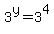 3%5Ey=3%5E4