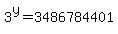 3%5Ey+=+3486784401