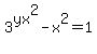 3%5Eyx%5E2-x%5E2=1