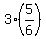 3+%2A%285%2F6%29
