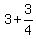 3+%2B+3%2F4
