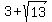 3+%2B+sqrt%2813%29