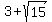 3+%2B+sqrt%2815%29