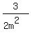 3+%2F%282m%5E2%29
