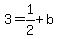 3+=+1%2F2+%2B+b