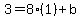 3+=+8%281%29%2Bb