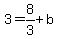 3+=+8%2F3+%2B+b