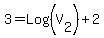 3+=+Log%28V%5B2%5D%29+%2B+2