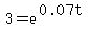 3+=+e%5E%280.07t%29