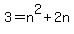 3+=+n%5E2%2B2n