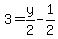 \"3+=+y%2F2+-+1%2F2\"