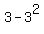 3+-+3%5E2