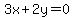 3+x+%2B+2+y+=+0