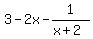 3-2x-1%2F%28x%2B2%29