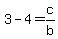 3-4=c%2Fb