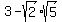 3-sqrt%282%29sqrt%285%29