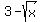 3-sqrt%28x%29