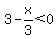 3-x%2F3%3C0