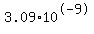 3.09%2A10%5E-9