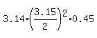 3.14%2A%283.15%2F2%29%5E2%2A0.45