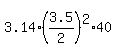 3.14%2A%283.5%2F2%29%5E2%2A40