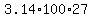3.14%2A100%2A27
