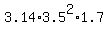 3.14%2A3.5%5E2%2A1.7