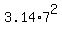 3.14%2A7%5E2