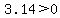 3.14%3E0