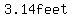 3.14feet