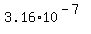 3.16%2A10%5E%28-7%29