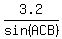 3.2%2Fsin%28ACB%29