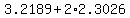 3.2189%2B2%2A2.3026