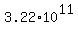 3.22+%2A+10%5E11