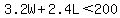 3.2W%2B2.4L%3C200