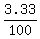 3.33%2F100