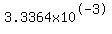 3.3364x10%5E-3