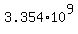 3.354%2A10%5E9