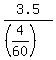 3.5%2F%28%284%2F60%29%29