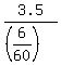 3.5%2F%28%286%2F60%29%29